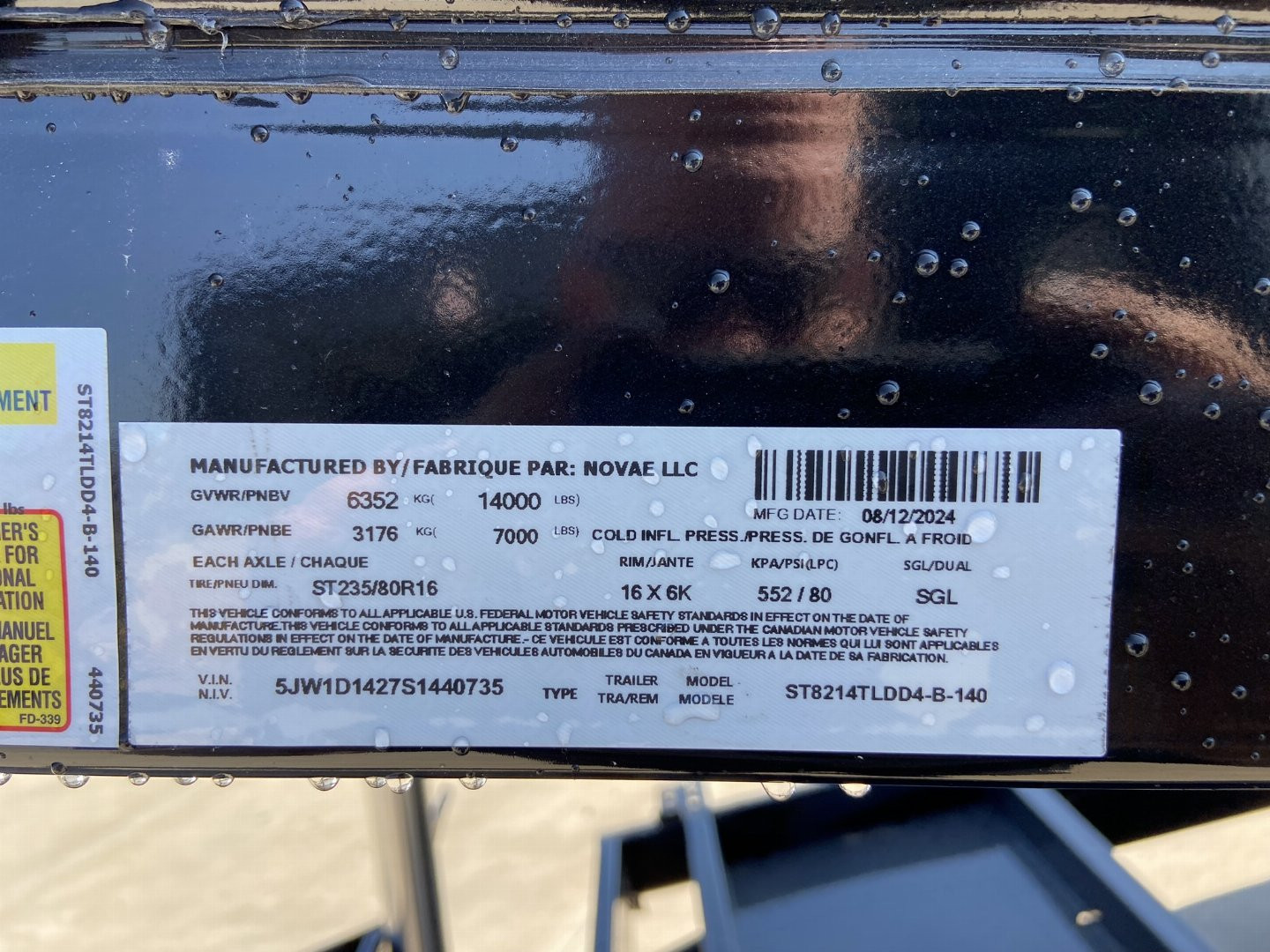 New Sure-Trac 82"x14'High Side Dump Trailer