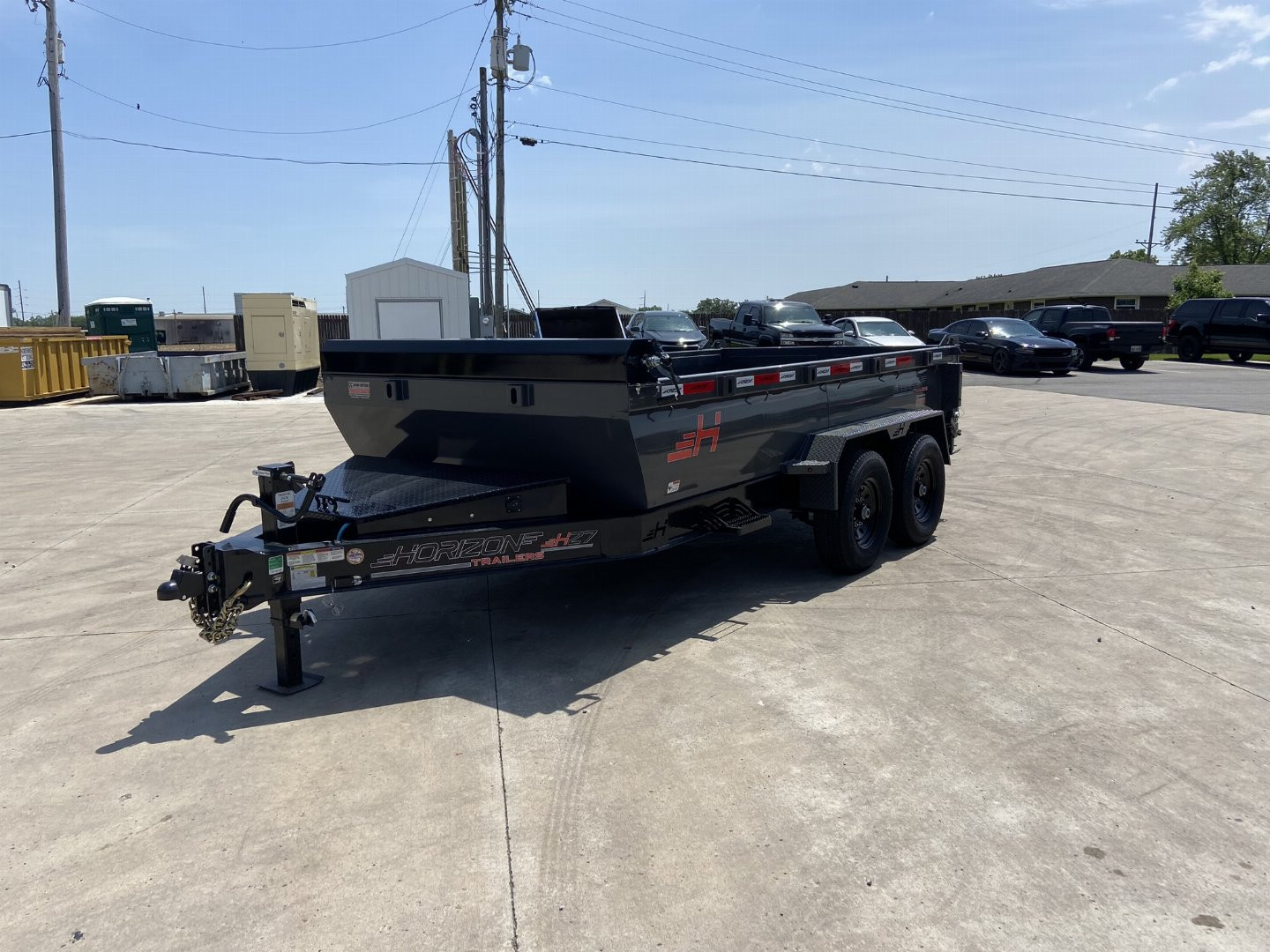 New Horizon 83"x14' Dump Trailer