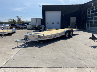 New Sure-Trac 82"x22' Aluminum Power Tilt Equipment Trailer/Car hauler
