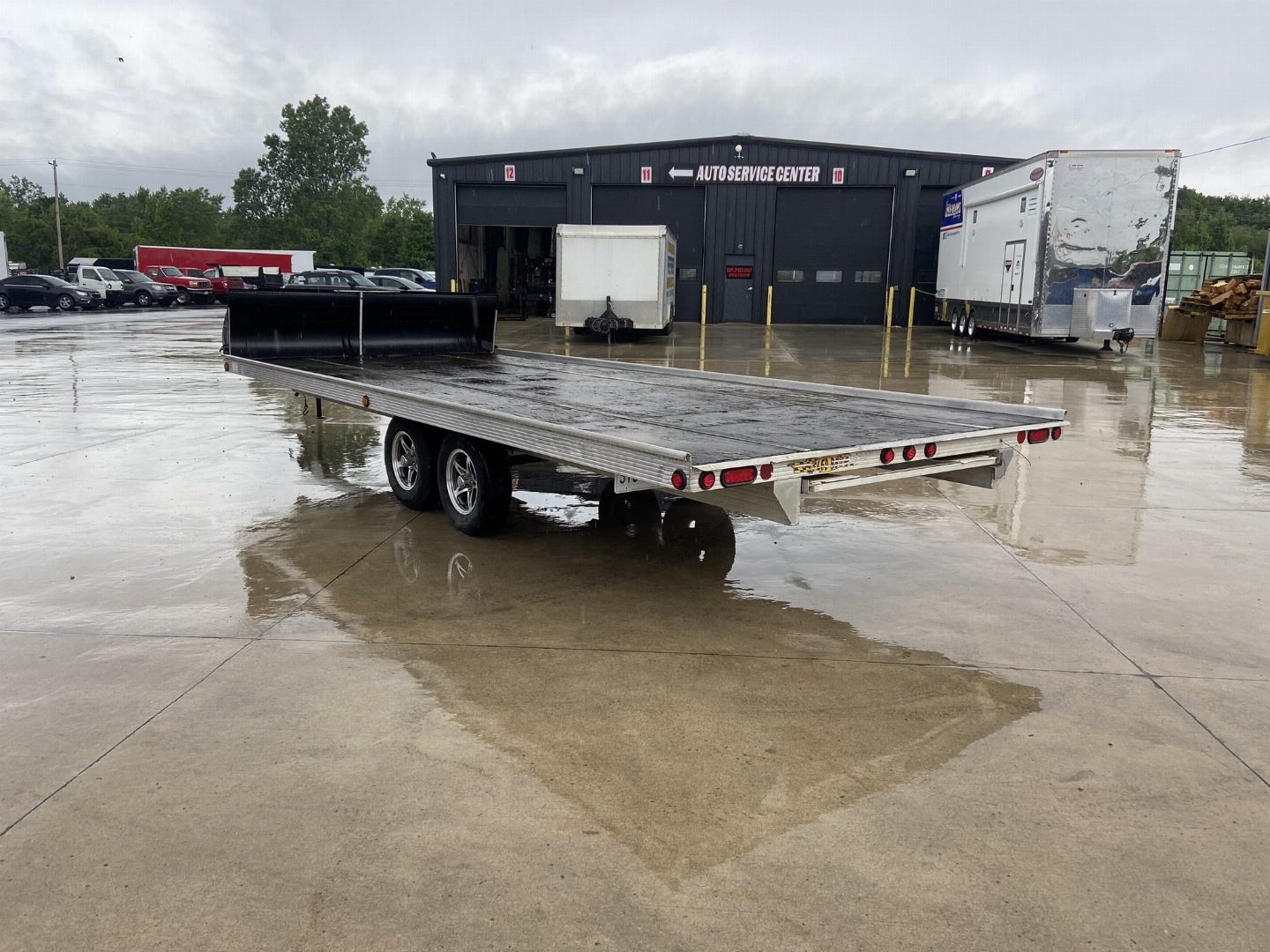 Used 8.5x20 4-Place Snowmobile Trailer