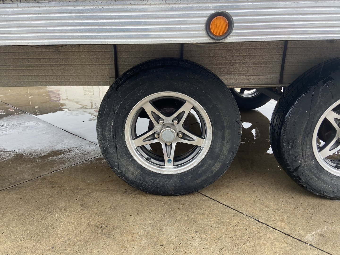 Used 8.5x20 4-Place Snowmobile Trailer