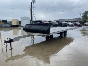 Used 8.5x20 4-Place Snowmobile Trailer