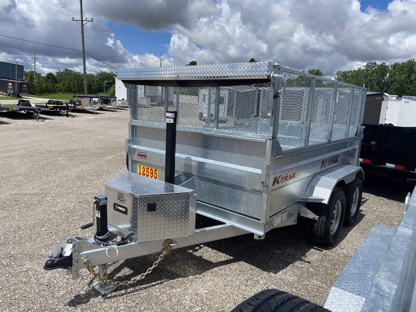 New K-Trail 6x10 Dump Trailer