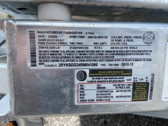 New K-Trail 6x10 Dump Trailer