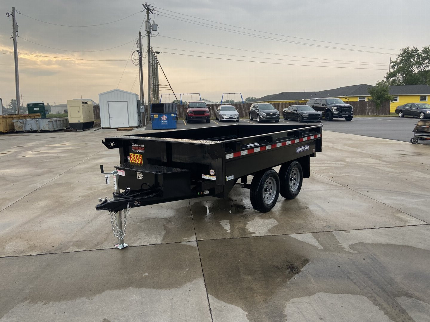 New Sure-Trac 6x10 Deckover Dump Trailer