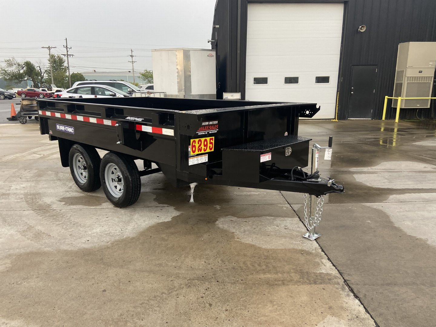 New Sure-Trac 6x10 Deckover Dump Trailer