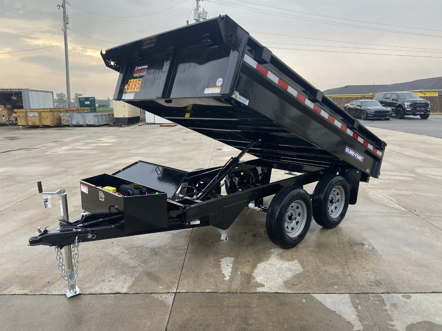 New Sure-Trac 6x10 Deckover Dump Trailer