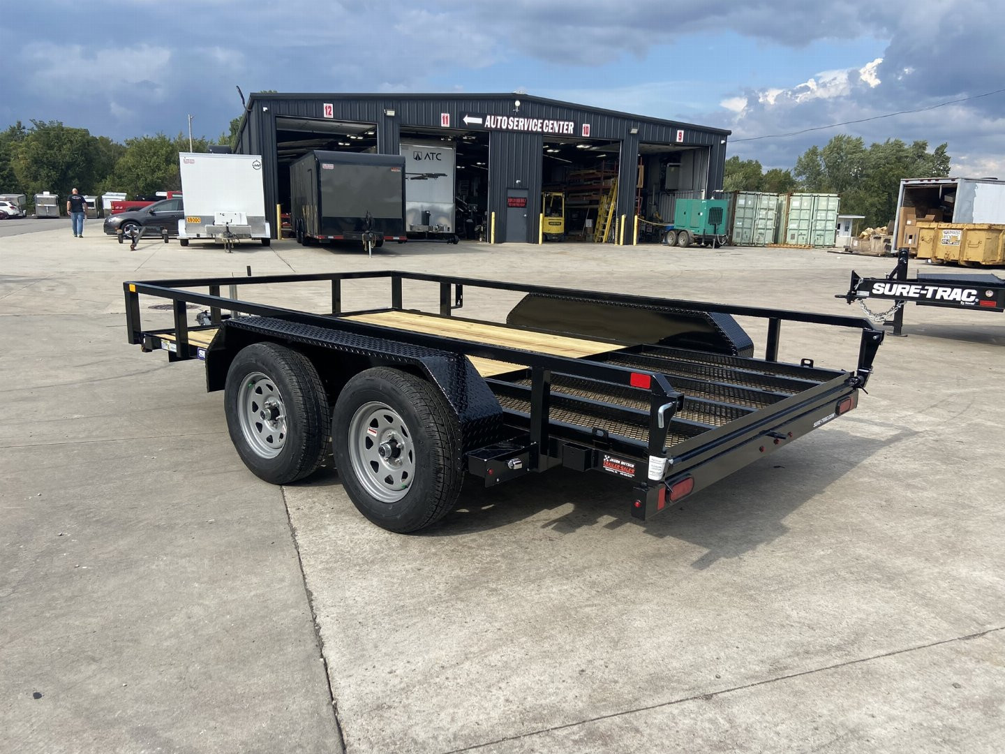 New Sure-Trac 7x12 Tube Top Utility Trailer 7K