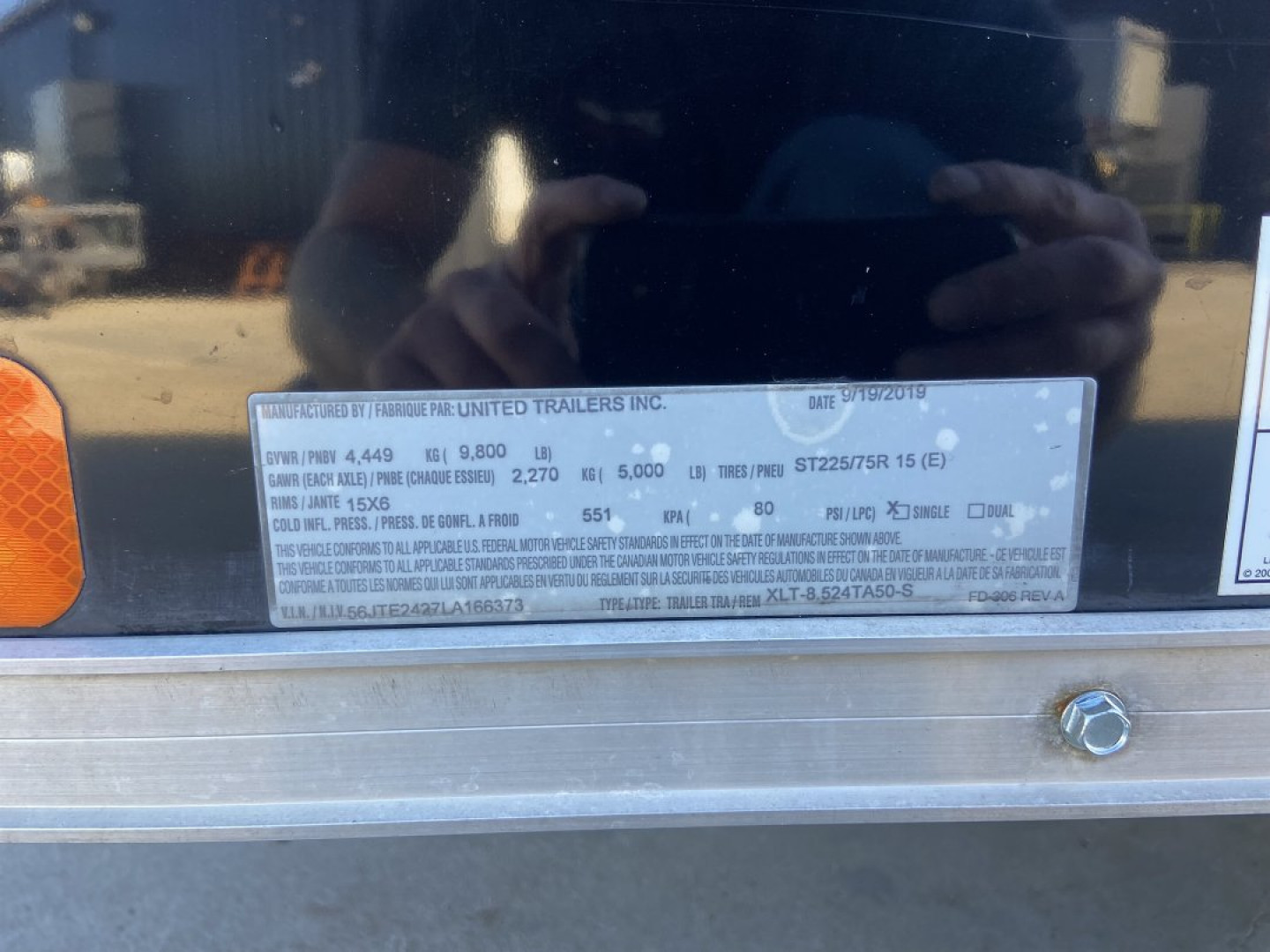 Used United XLT 8.5x24 Enclosed Cargo Trailer