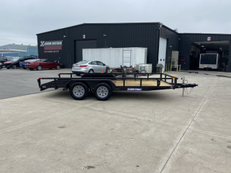New Sure-Trac 7x16 Utility Trailer