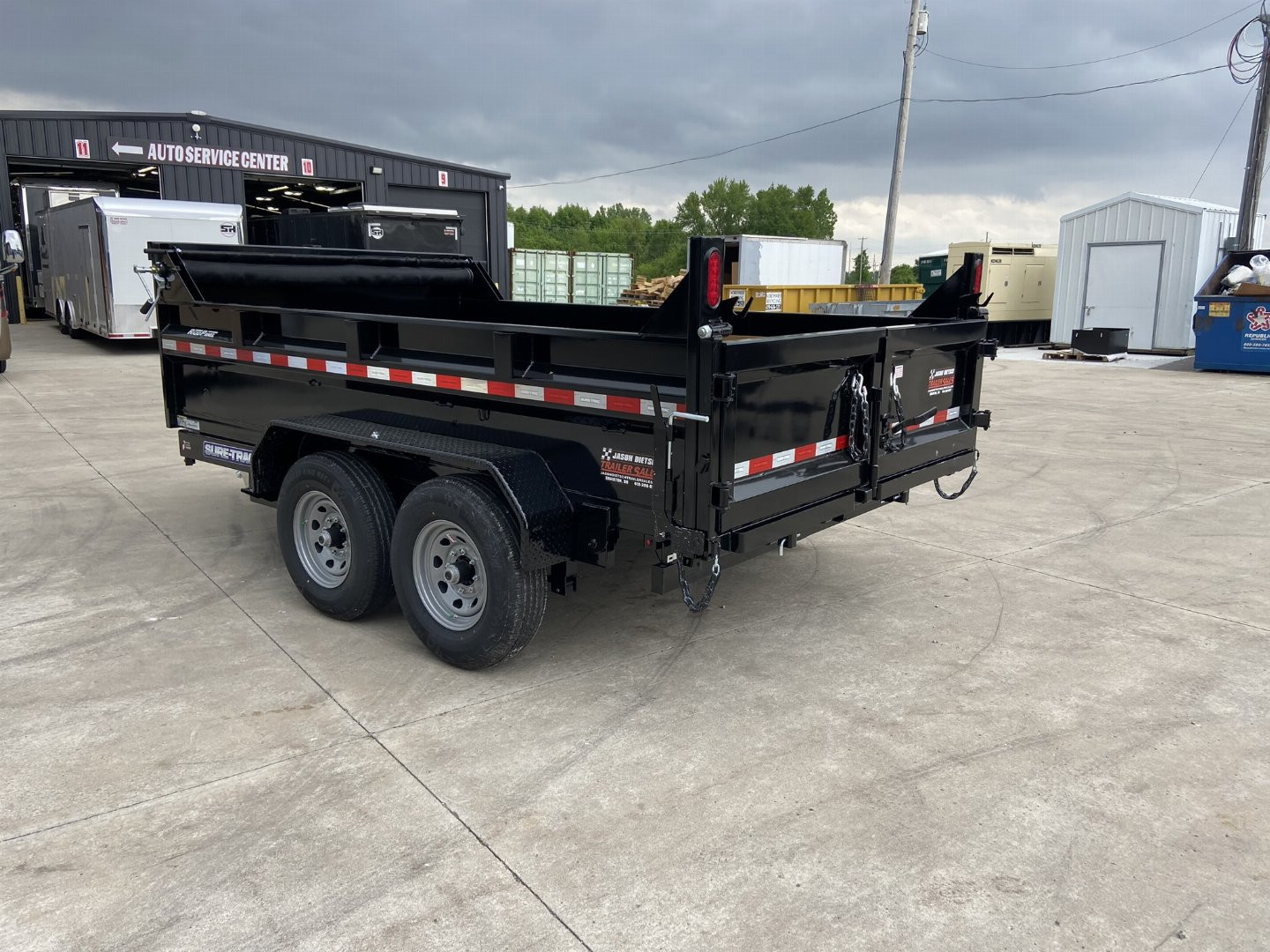 New Sure-Trac 82"x12 Dump Trailer