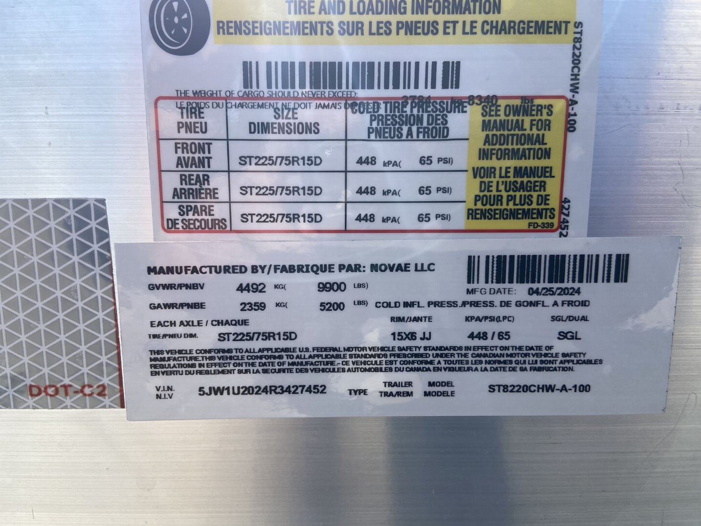 New Sure-Trac 7 X 20 (16+4) C-Channel Aluminum Car Hauler 10K