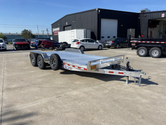 New Sure-Trac 7 X 20 (16+4) C-Channel Aluminum Car Hauler 10K