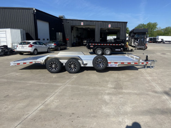 New Sure-Trac 7 X 20 (16+4) C-Channel Aluminum Car Hauler 10K