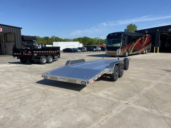 New Sure-Trac 7 X 20 (16+4) C-Channel Aluminum Car Hauler 10K