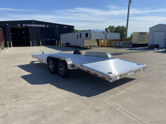 New Sure-Trac 7 X 20 (16+4) C-Channel Aluminum Car Hauler 10K