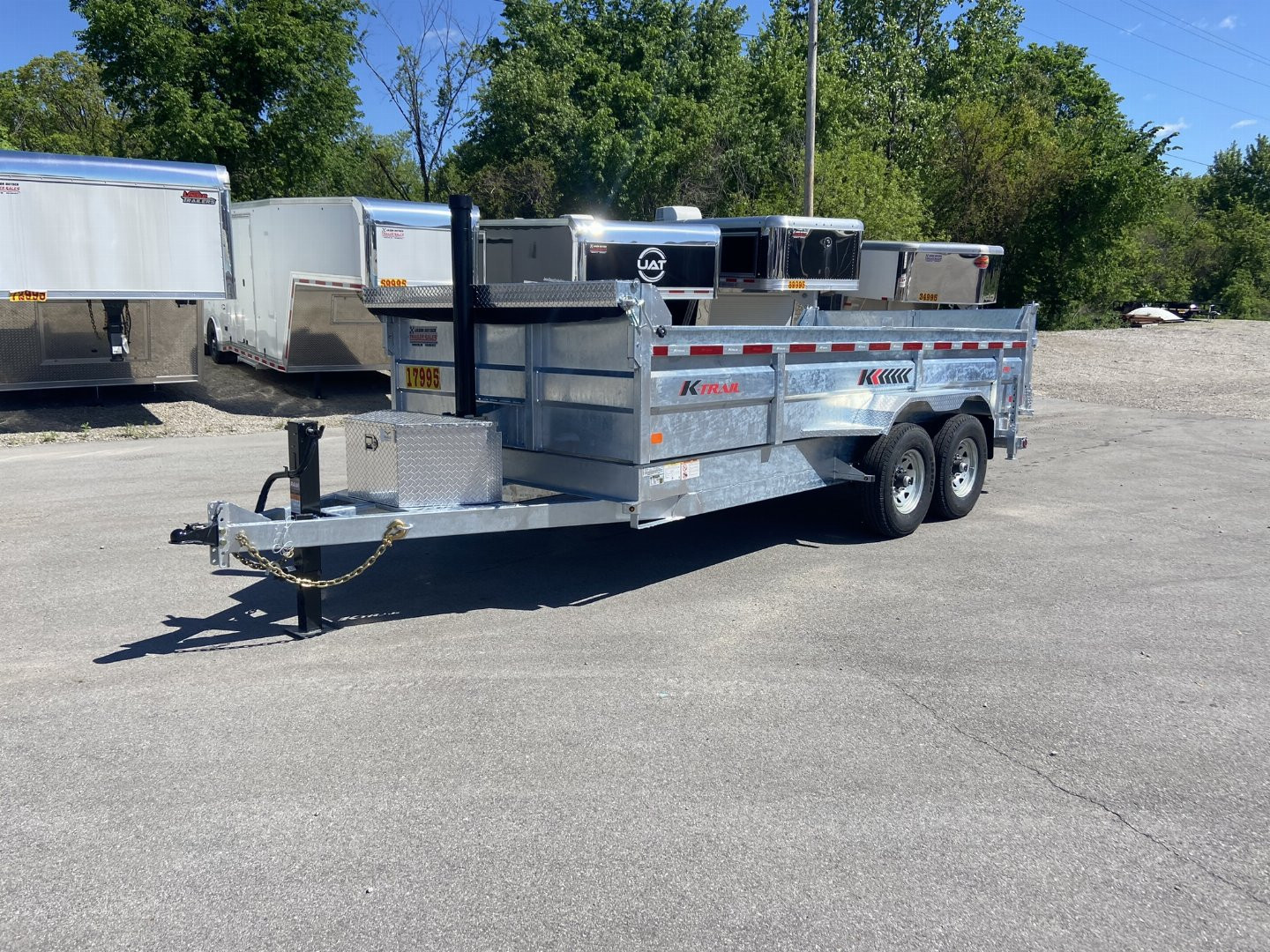 New K-Trail 82"x16 Dump Trailer