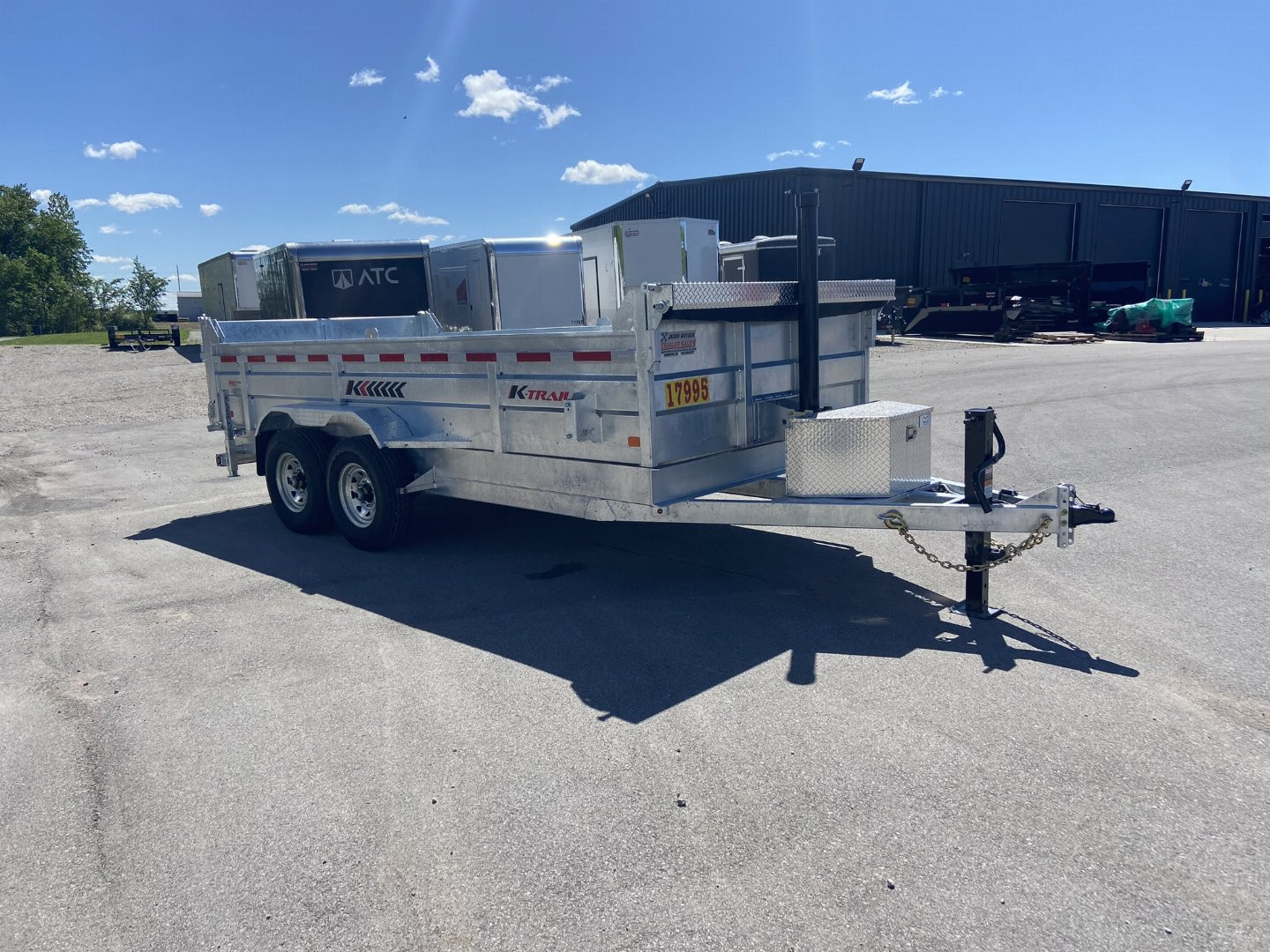 New K-Trail 82"x16 Dump Trailer