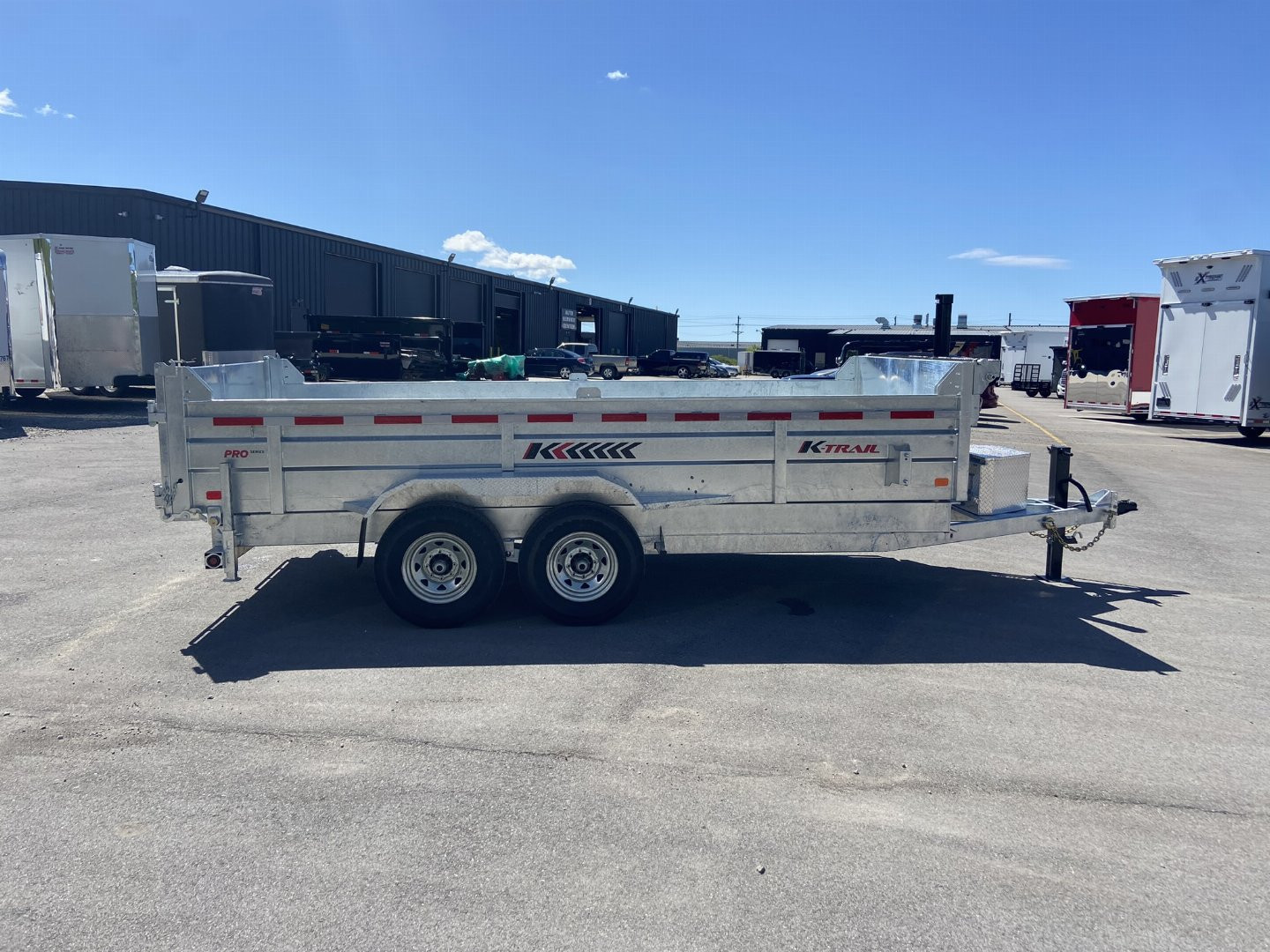 New K-Trail 82"x16 Dump Trailer