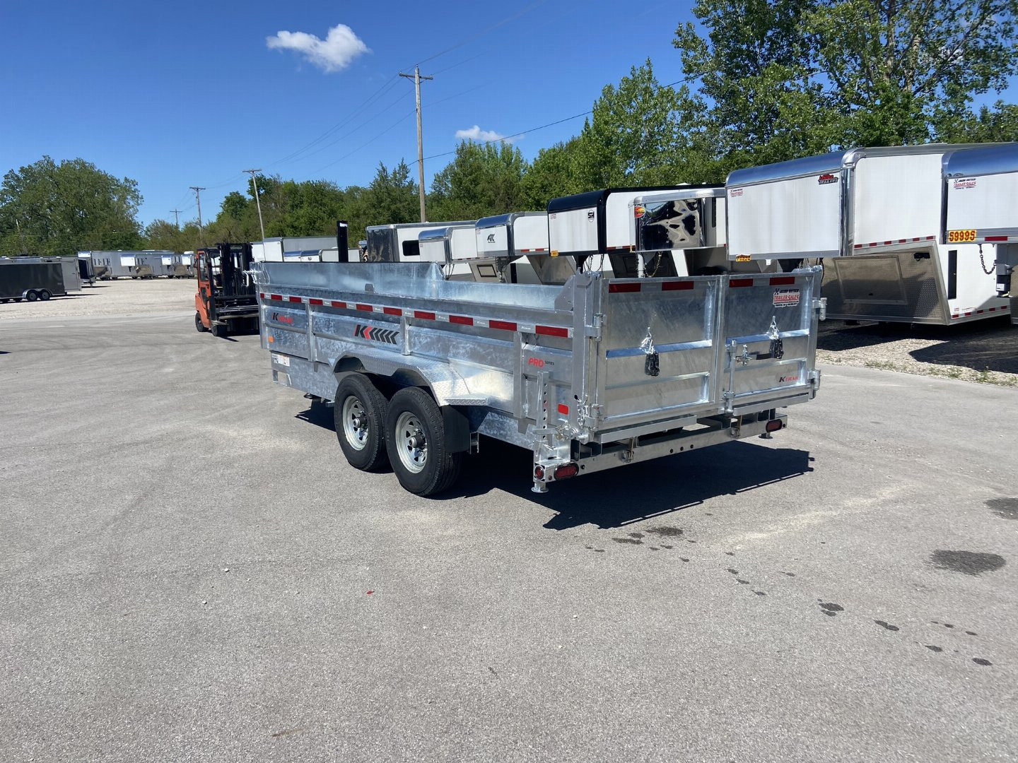 New K-Trail 82"x16 Dump Trailer