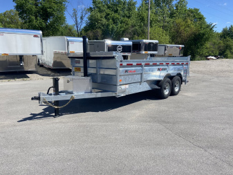 New K-Trail 82"x16 Dump Trailer
