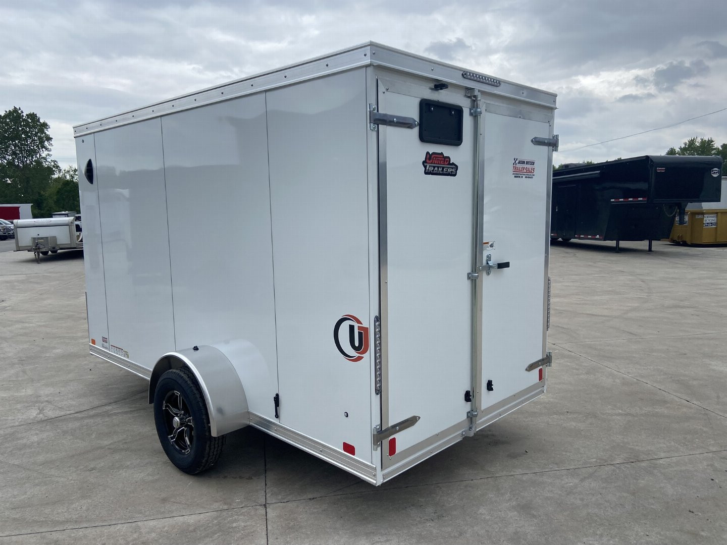 New United 6x12 Enclosed Cargo Trailer