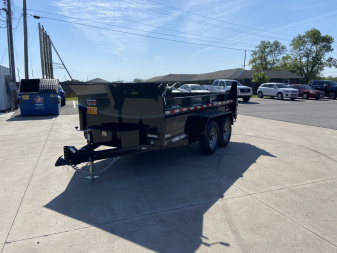 New Sure-Trac 82"x12 HD Low Profile Dump Trailer 12K Dual Ram