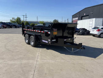 New Sure-Trac 82"x12 HD Low Profile Dump Trailer 12K Dual Ram