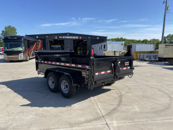 New Sure-Trac 82"x12 HD Low Profile Dump Trailer 12K Dual Ram