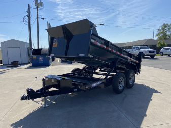 New Sure-Trac 82"x12 HD Low Profile Dump Trailer 12K Dual Ram