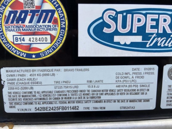 Used Bravo 8.5x24 Car / Racing Trailer