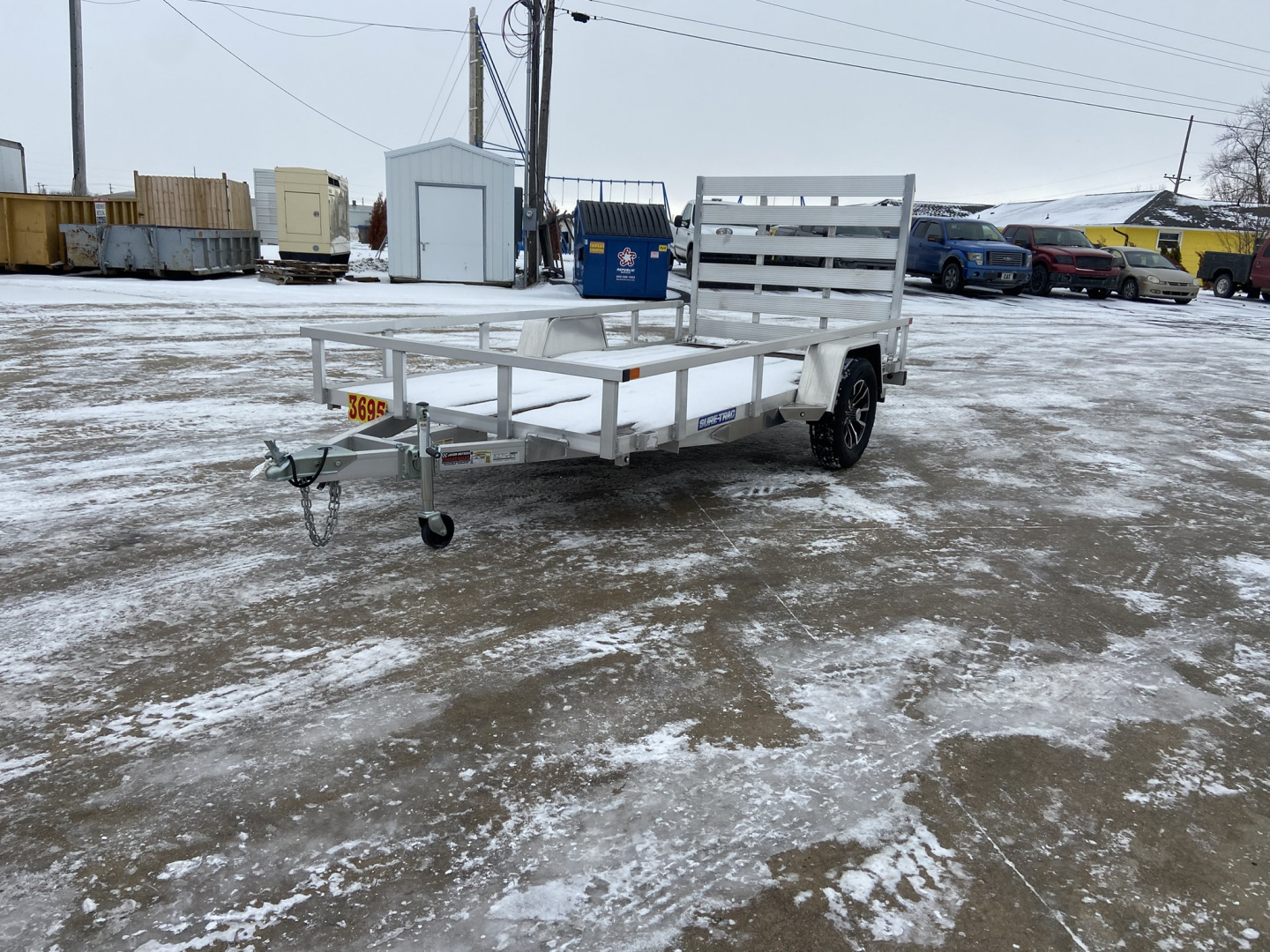 New Sure-Trac 6x12 Aluminum Utility Trailer