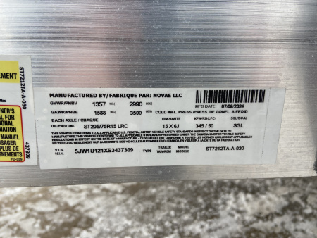 New Sure-Trac 6x12 Aluminum Utility Trailer