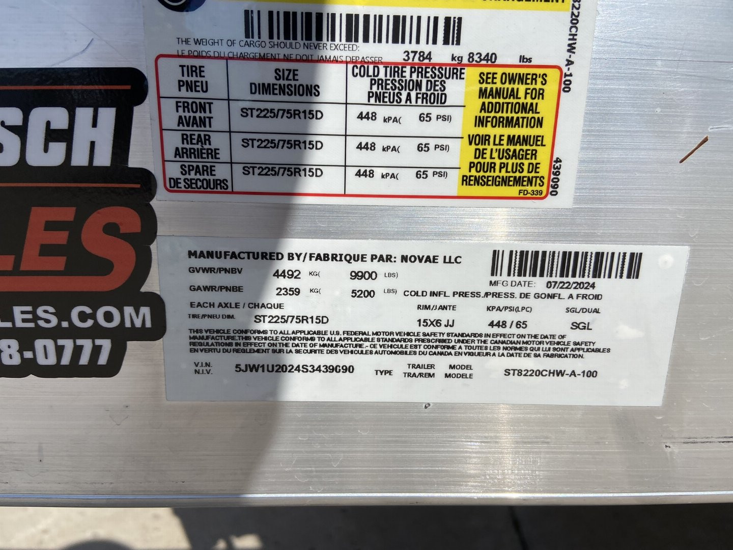 New Sure-Trac 7x20 Aluminum Car Hauler