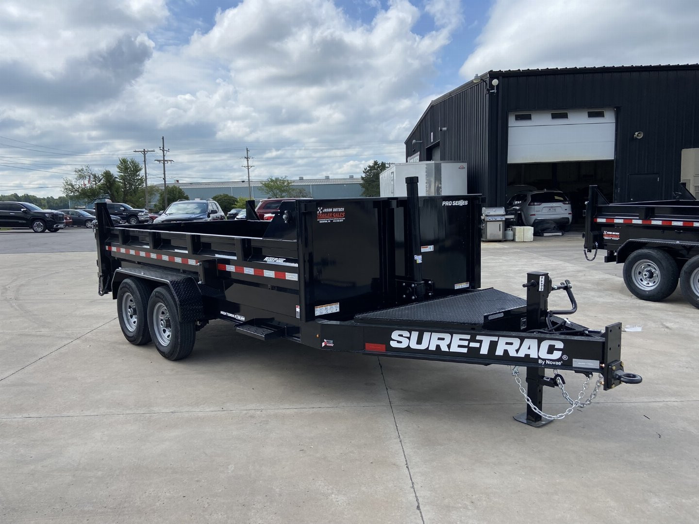 New Sure-Track 7x14 Dump Trailer