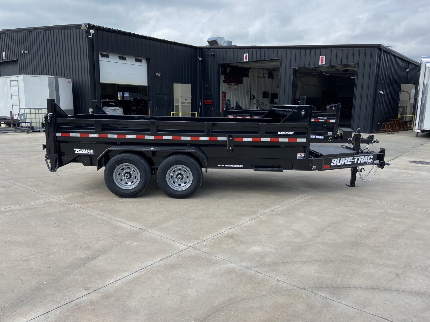 New Sure-Track 7x14 Dump Trailer