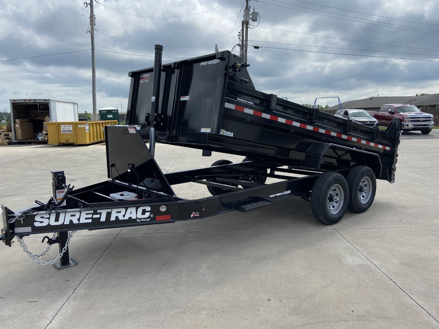 New Sure-Track 7x14 Dump Trailer