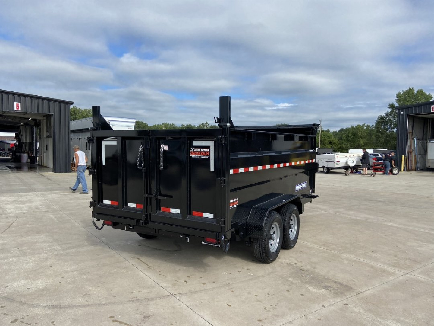 New Sure-Trac 82"x14 Dump Trailer