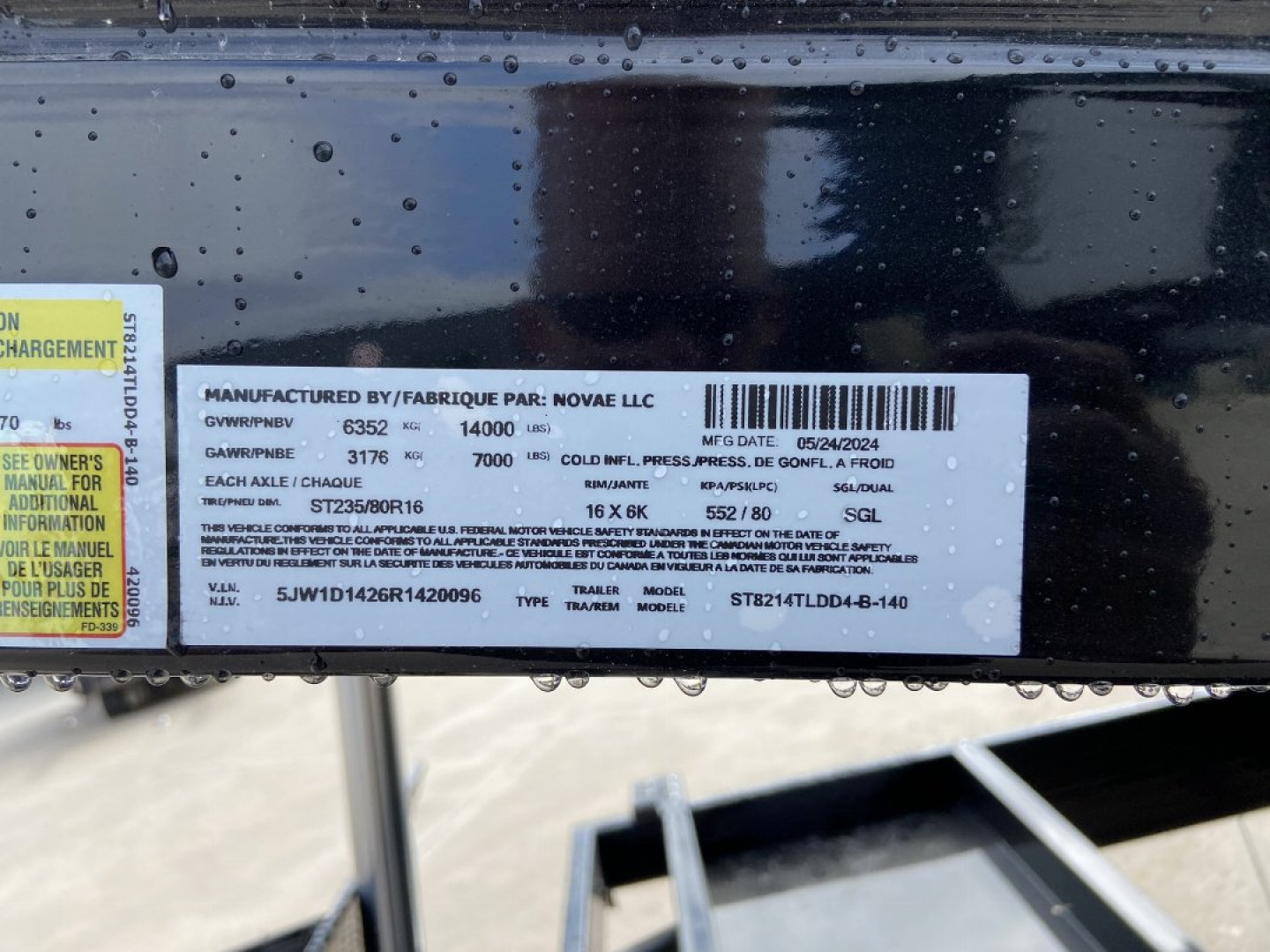 New Sure-Trac 82"x14 Dump Trailer