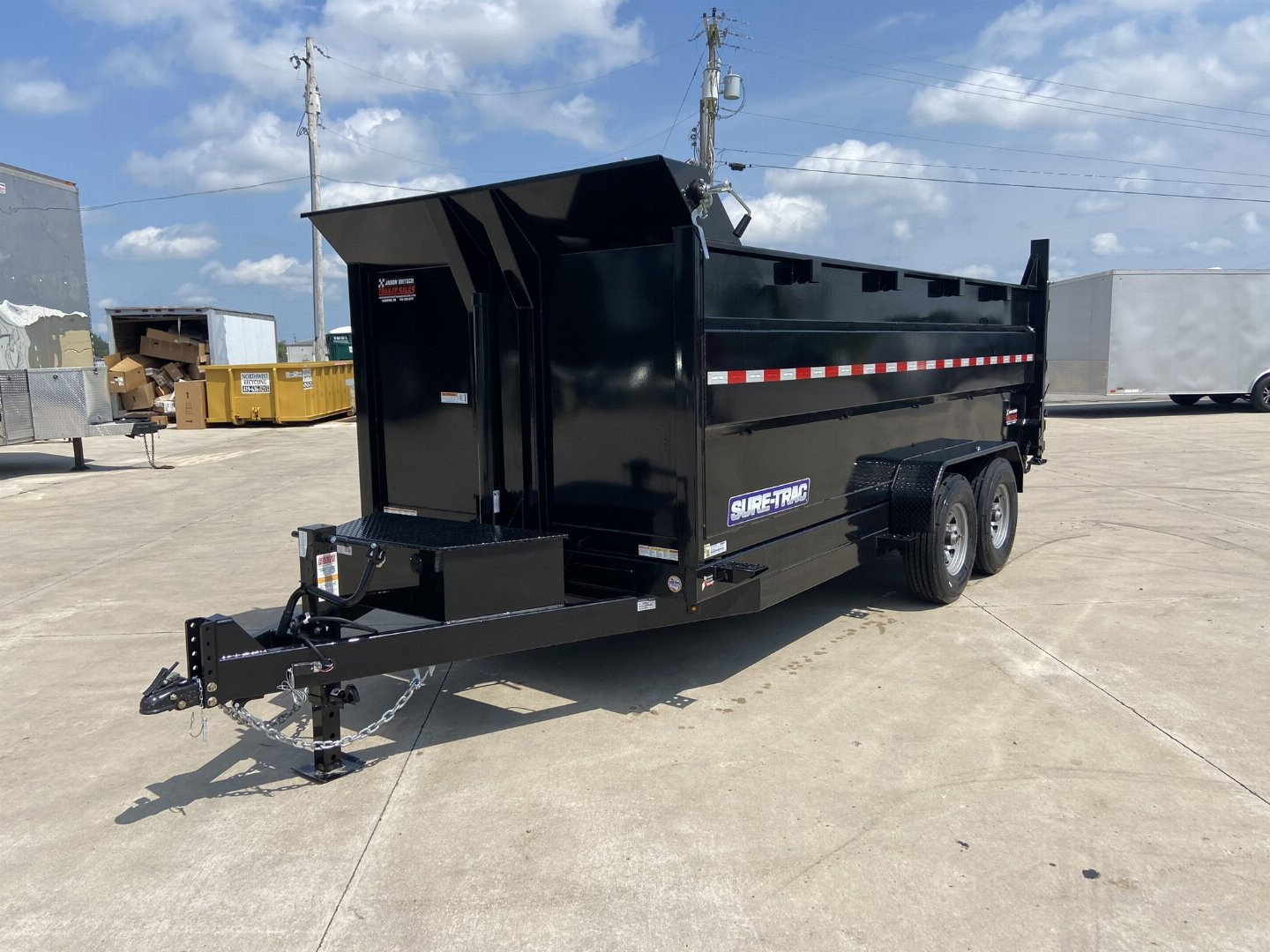 New Sure-Trac 82x16 Dump Trailer with 4' sides and tire upgrade