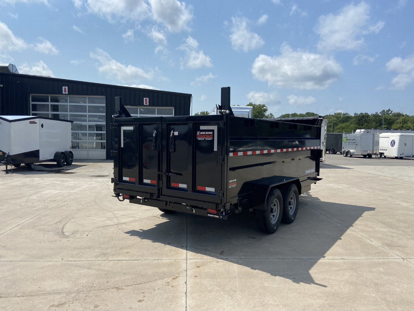 New Sure-Trac 82x16 Dump Trailer with 4' sides and tire upgrade