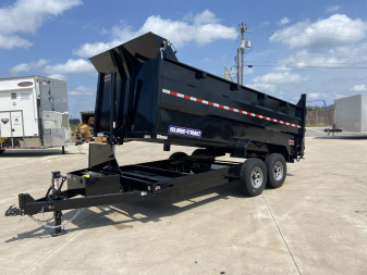 New Sure-Trac 82x16 Dump Trailer with 4' sides and tire upgrade