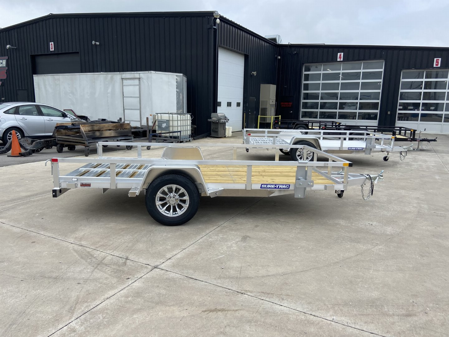 New Sure-Trac 6x12 Aluminum Utility Trailer
