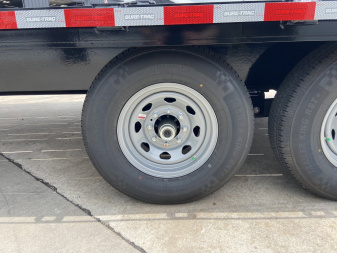 New Sure-Trac 8.5x20 Flat Deckover Trailer with slide in ramps