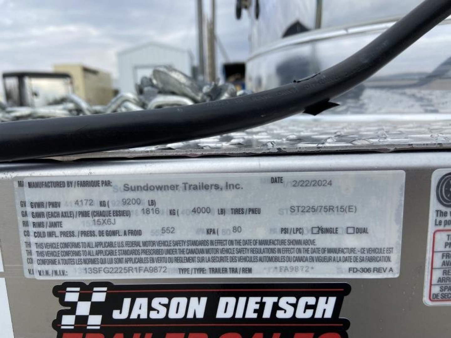 New Sundowner Ultra Car Hauler 22'