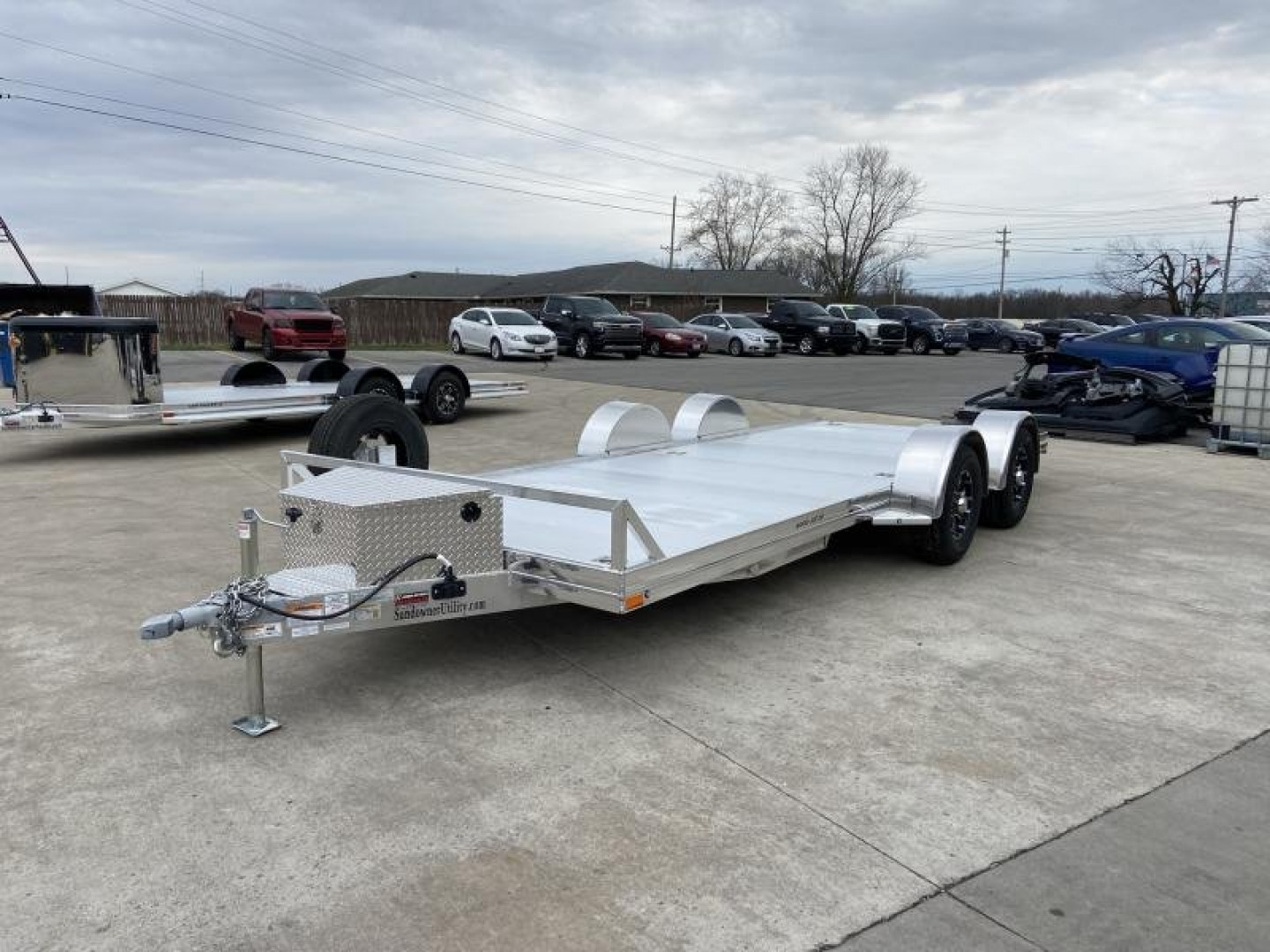 New Aluminum Sundowner 20ft Car Hauler Trailer