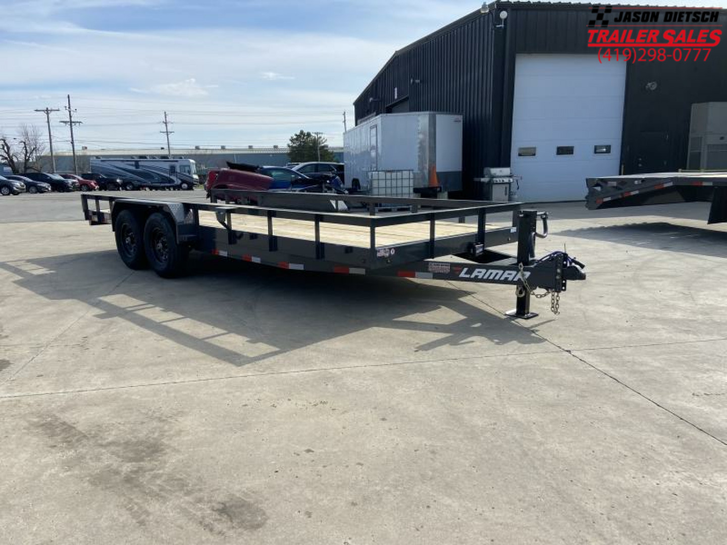New Lamar 83" x20' -14K GVWR Utility/Equipment Trailer