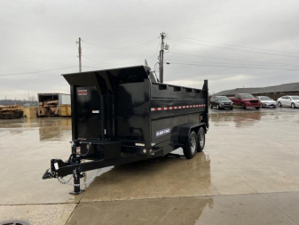 New Sure-Trac 82INx14 HD Low Profile Dump Trailer w/ 4 Ft. Sides  14K Telescopic