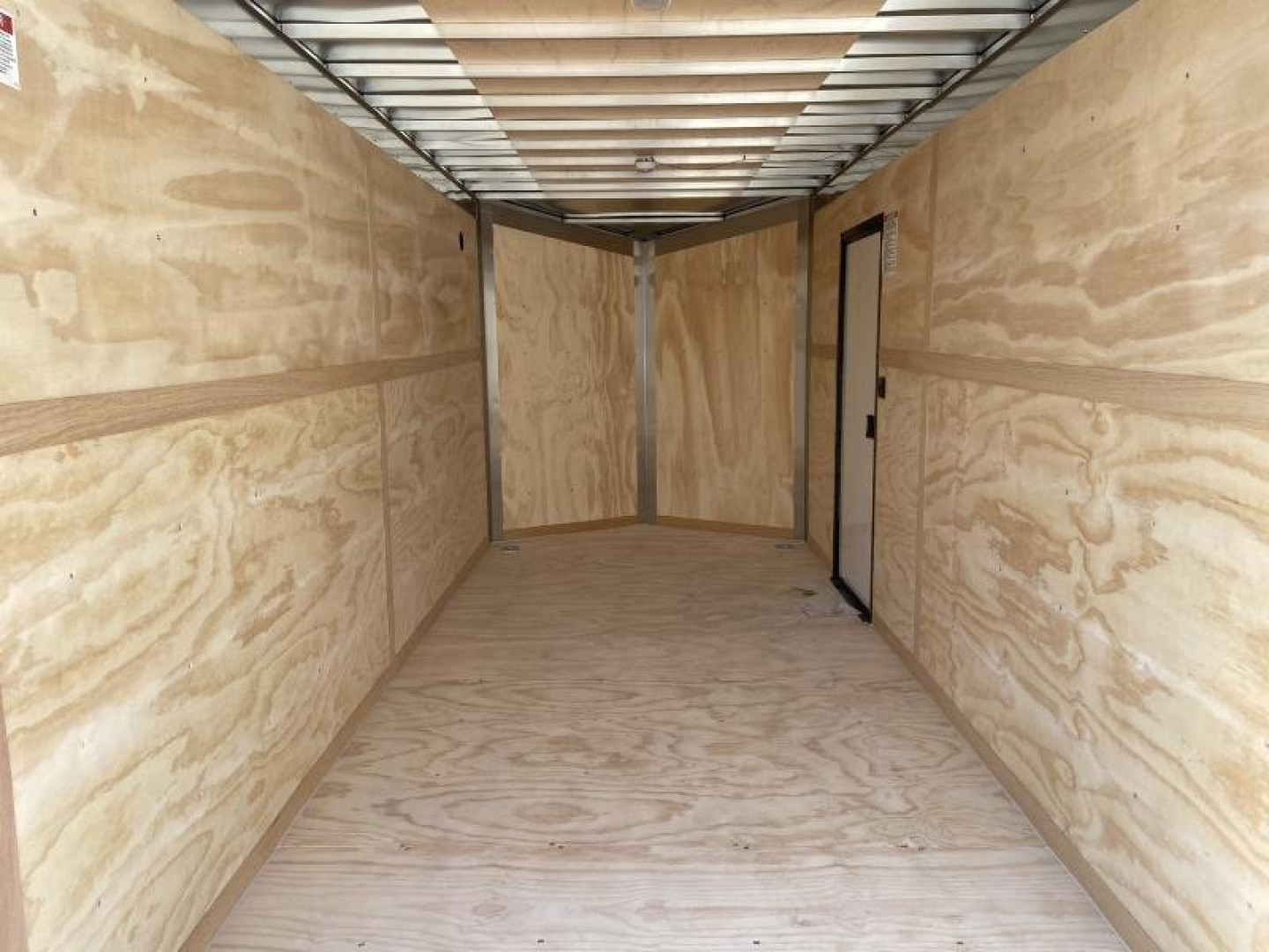 New United UATV 7x16 Enclosed Cargo Trailer w/ V-Nose