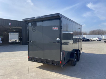 New United UATV 7x16 Enclosed Cargo Trailer w/ V-Nose